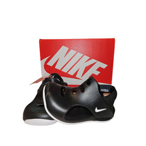 Boys Nike Sunray Protect 3 Sandals Size 7C Black/White New w/box
